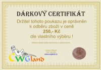 Dárkový certifikát